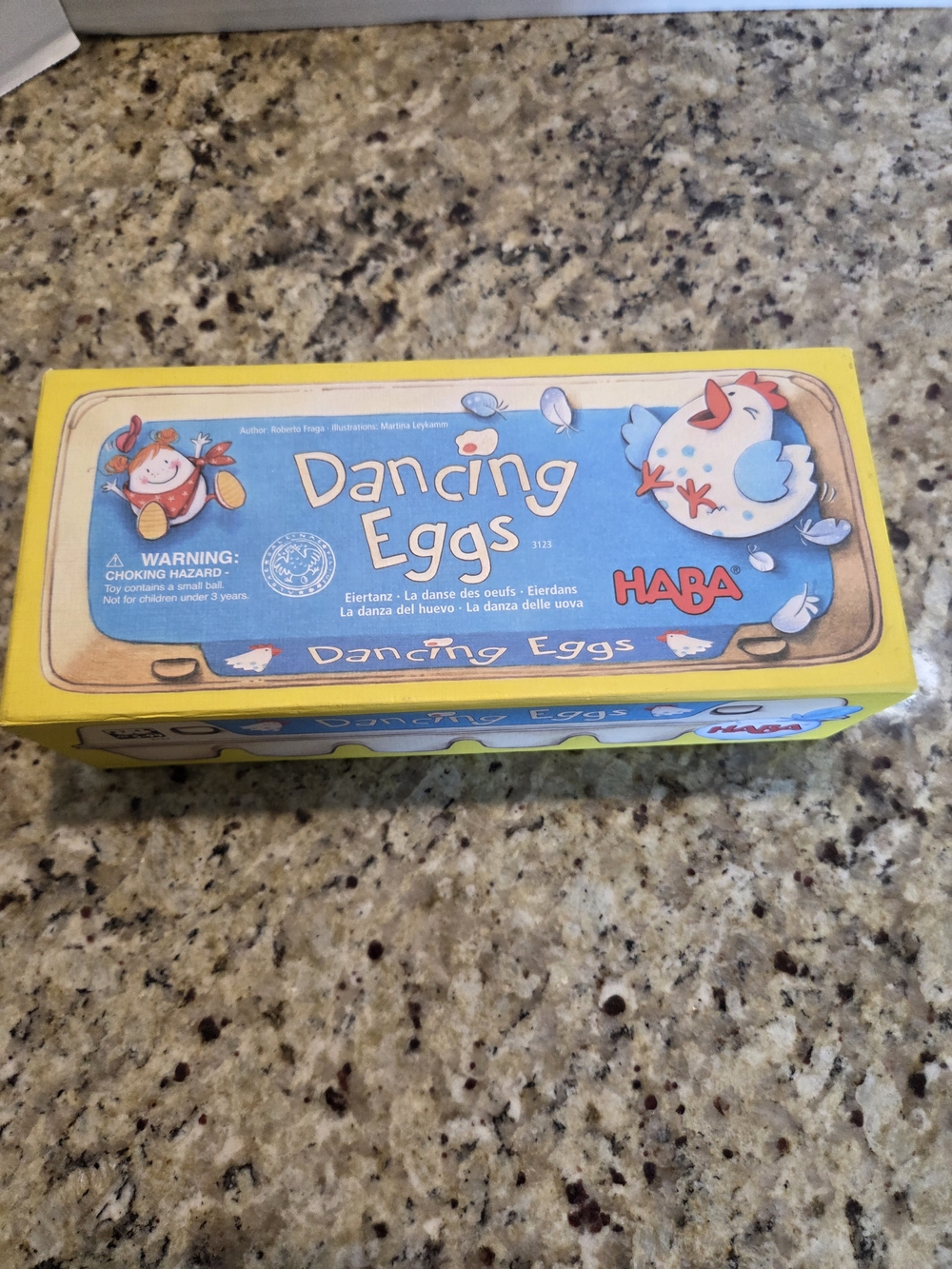 HABA Dancing Eggs Game 2003 Complete w/ Instructions Kids Family Party Game Vtg